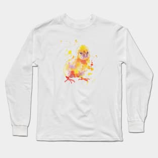 Yellow happy chick Long Sleeve T-Shirt